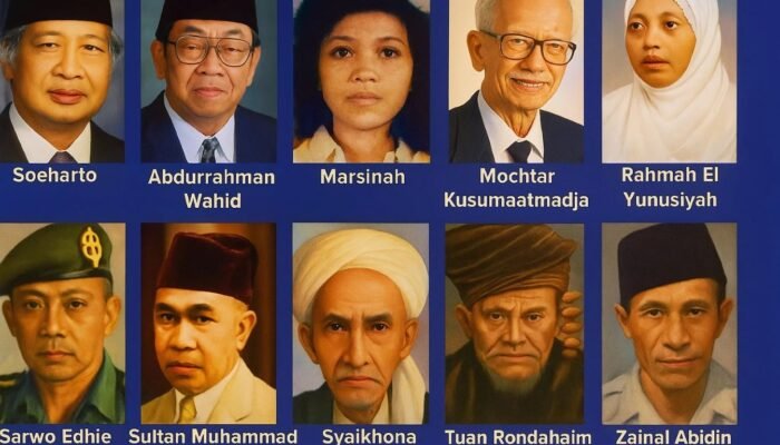 Daftar 10 Pahlawan Nasional 2025 yang Diresmikan Presiden Prabowo: Ada Gus Dur, Soeharto, hingga Marsinah