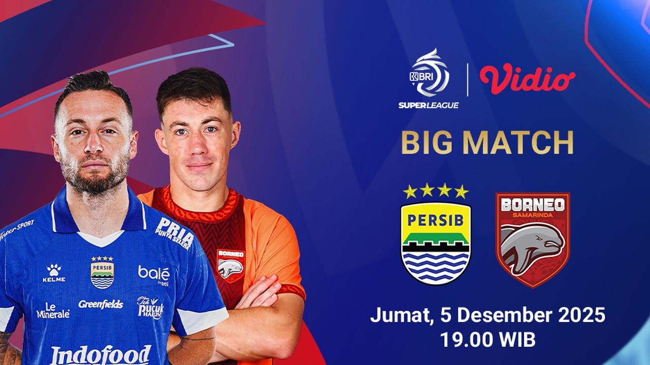 Prediksi Persib vs Borneo FC H2H (head to head) susunan pemain, analisis kondisi tim, hingga link live streaming tempat menonton Big Match BRI Super League 2025-2026 lengkap di sini!
