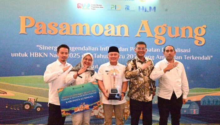 Kinerja Moncer! Kuningan Sabet Pinunjul Award ke-4, Terbaik dalam Pengendalian Inflasi di Jawa Barat