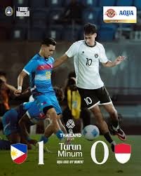 Timnas Indonesia dikalahkan 0-1 lemparan ke dalam Filipina di laga perdana SEA Games 2025 Thailand akibat lemahnya fokus pertahanan.