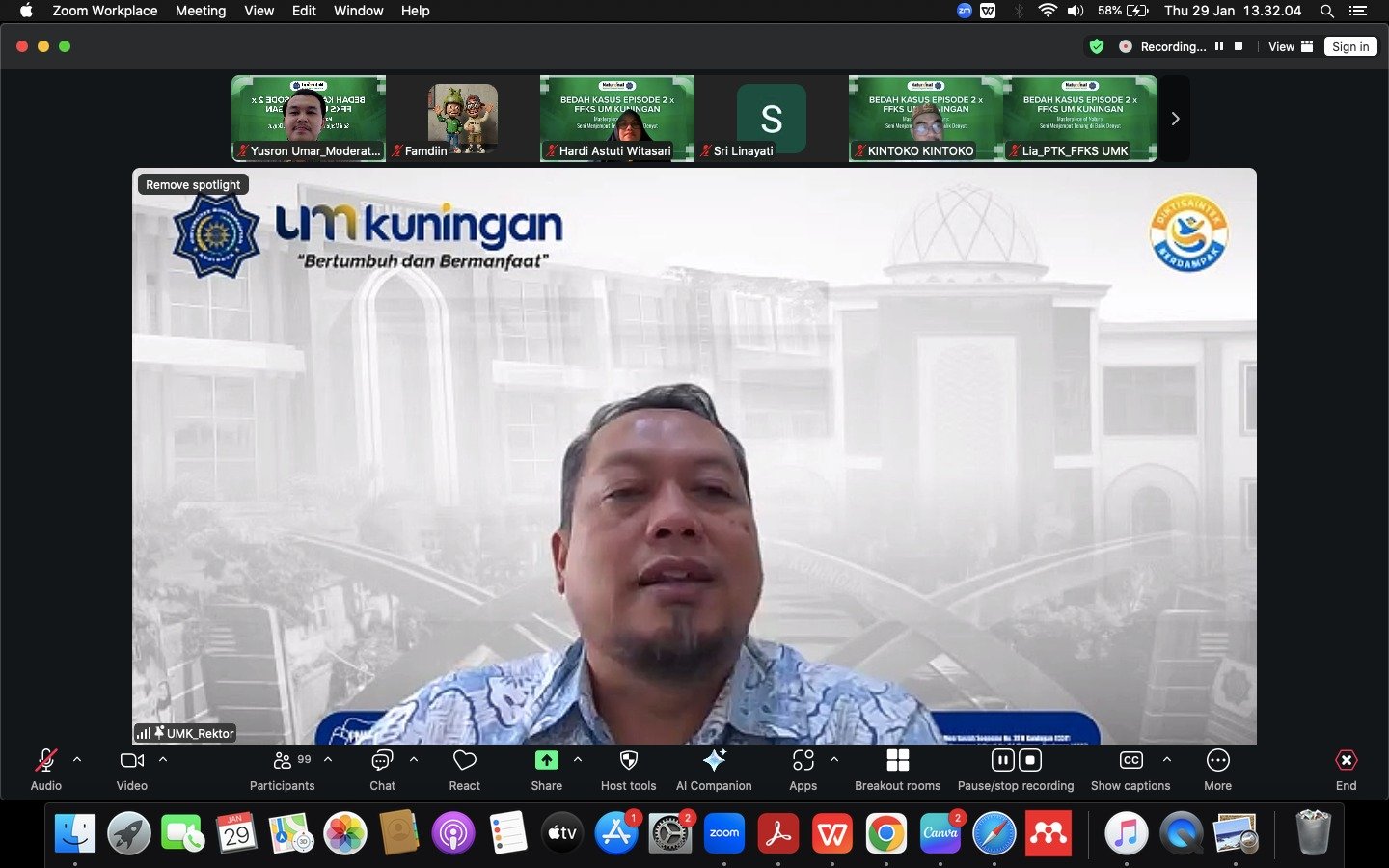 UM Kuningan & Naturonal gelar bedah kasus hipertensi lewat integrasi ilmu farmasi dan bahan alam. Siapkan mahasiswa jadi bos herbal!