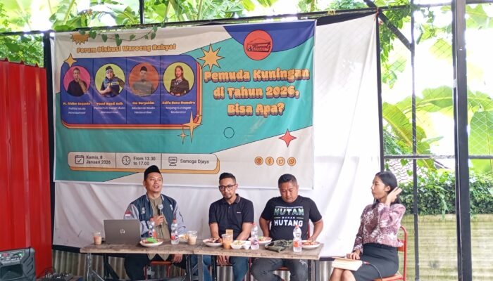 Ridho Suganda Blak-blakan di Waroeng Rakyat, Siap Kontribusi untuk Kemajuan Kuningan