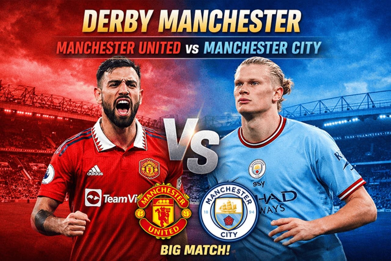 link live streaming Manchester United vs Man City laga Super Big Match Premier League live score yang sedang berlangsung untuk tempat menonton di TV Online Vidio.