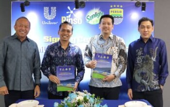 Jelang Persis Solo vs Persib, manajemen Maung Bandung ucap wilujeng sumping sponsor baru Unilever Indonesia dengan brand Rinso dan Sunlight.