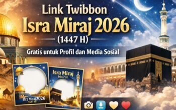 15 Link Twibbon Isra Miraj 2026 Gratis Tapi Elegan dengan Ide Tema Kreatif Kekinian Cocok Buat WA dan Media Sosial