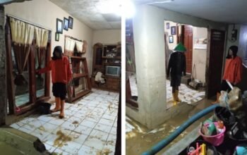 Andamui Banjir! Luapan Sungai Cijurai Rendam 4 Dusun, Air Capai 1 Meter