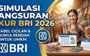 Tabel Angsuran KUR BRI 2026, Cicilan Mulai Rp20 Ribuan! Cara Ajukan Pinjaman Cukup Pakai HP Pintar
