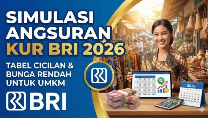 Tabel Angsuran KUR BRI 2026, Cicilan Mulai Rp20 Ribuan! Cara Ajukan Pinjaman Cukup Pakai HP Pintar