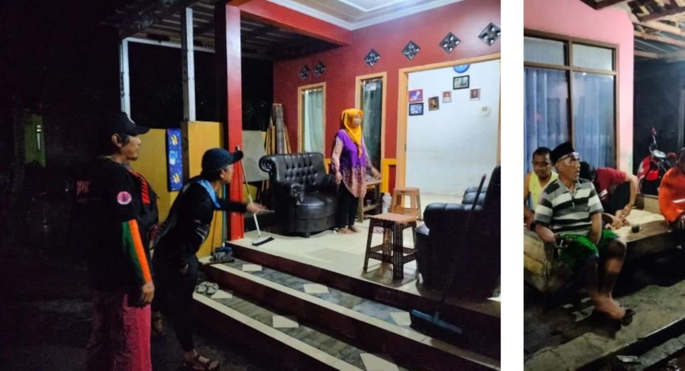 Sungai Cikaro Cibingbin meluap, 50 rumah di Desa Cisaat terendam hingga 1 meter, BPBD Kabupaten Kuningan pastikan tak ada korban jiwa.