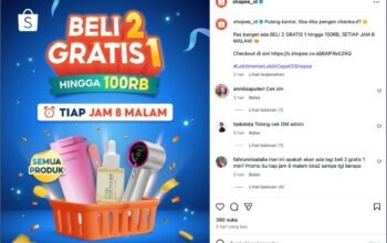 Jam 8 Malam Shopee Beli 2 Gratis 1 Plus Diskon Rp100 Ribu: Intip Daftar Produknya, Begini Cek Cara Pakai Promonya