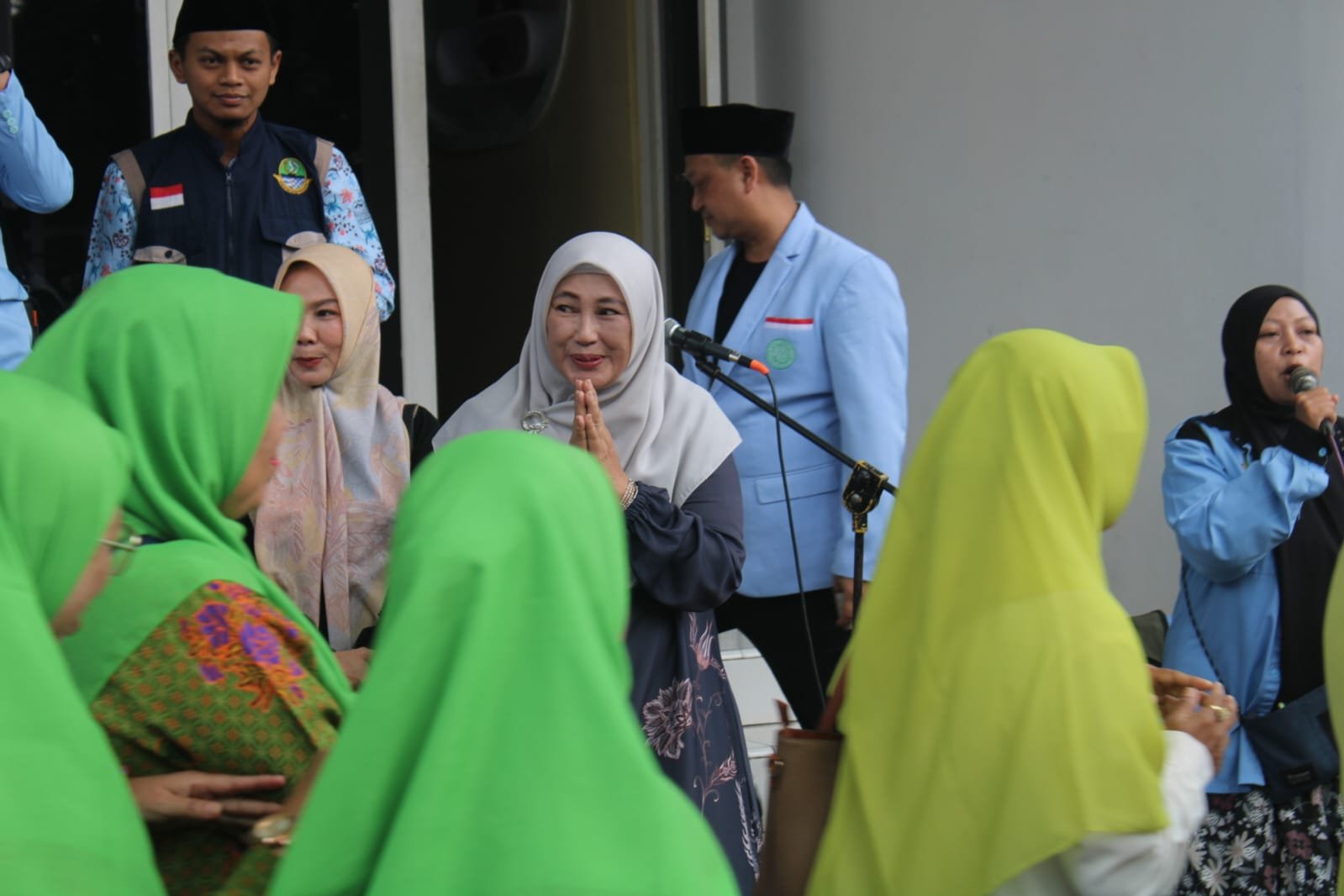 Pawai Tarhib meriah di Car Free Day Kuningan. Pemkab dan DMI ajak warga sambut Ramadhan 1447 H penuh semangat.