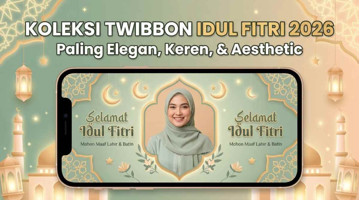 55 link Twibbon Idul Fitri 1447 H gratis mulai ramai dicari jelang Lebaran, cocok untuk story WA, IG, dan ucapan Lebaran 2026.