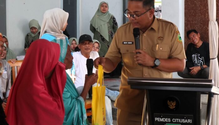 GPM DIRAHMATI Titik ke-14 di Citiusari: Wahyu Hidayah Pastikan Harga Sembako Dibawah Pasar