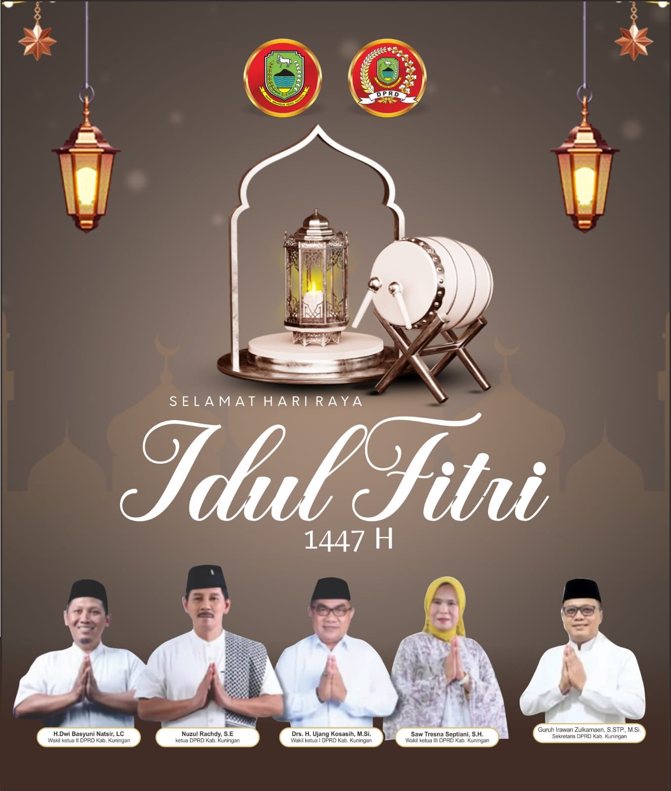 DPRD Kuningan Mengucapkan Selamat Hari Raya Idul Fitri 1447 H.