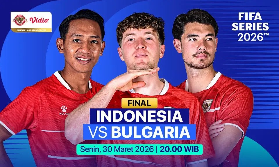 3 link live streaming Indonesia vs Bulgaria, sedang berlangsung Final FIFA Series 2026 Timnas di GBK, duel Ole Romeny kontra Vladimir Nikolov.