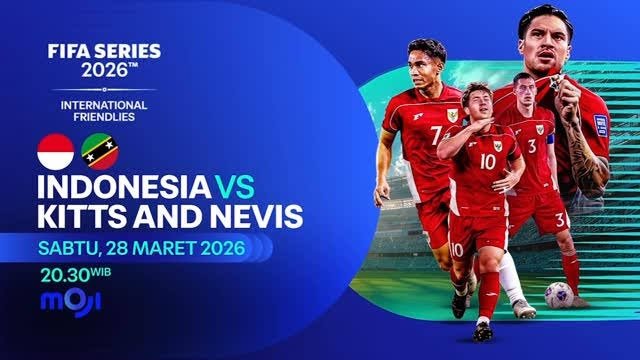 Prediksi Timnas Indonesia vs Saint Kitts and Nevis, susunan pemain, debut John Herdman, dan link live streaming FIFA Series 2026.