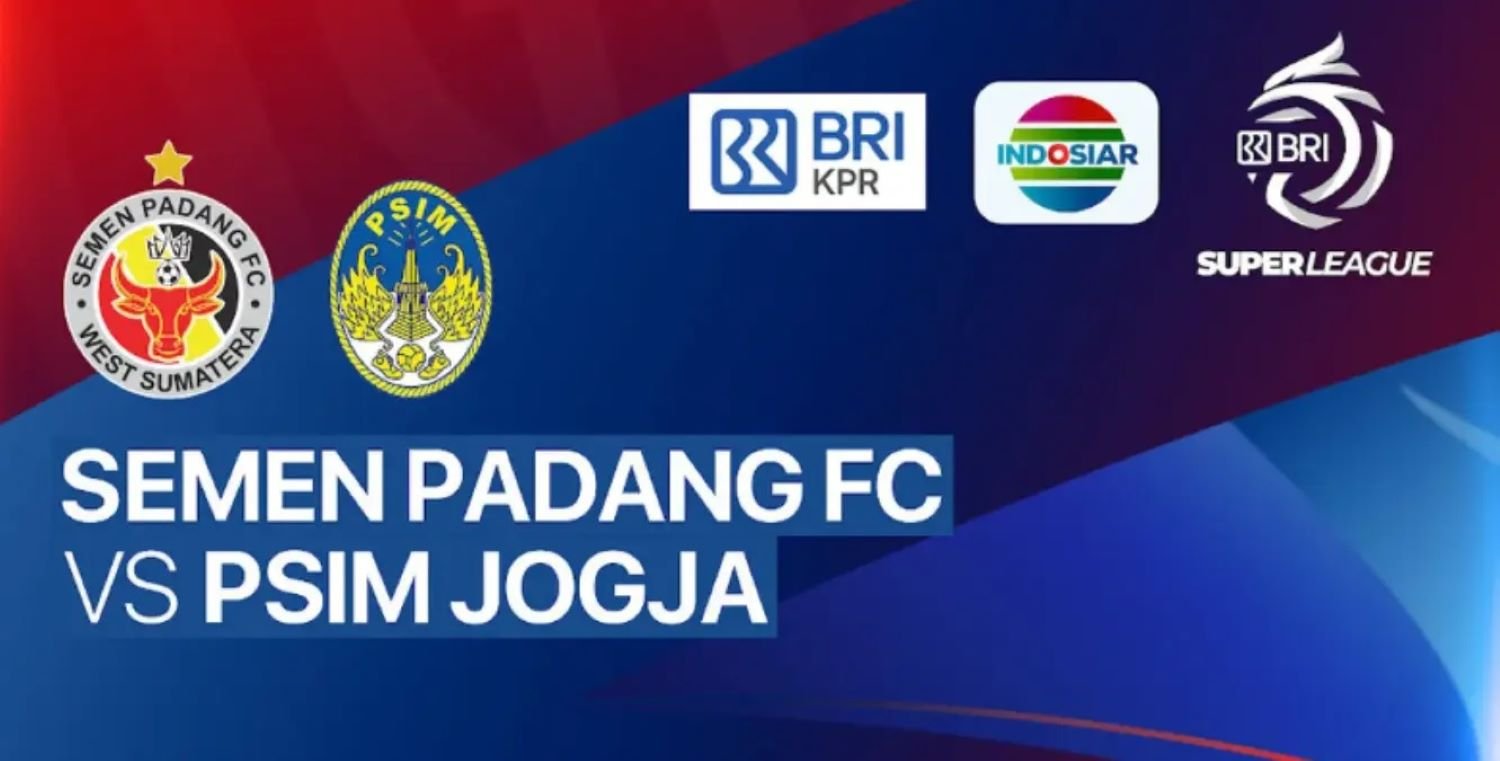 2 link live streaming Semen Padang vs PSIM Yogyakarta, Big Match di BRI Super League live score sedang berlangsung untuk tempat menonton dan nyimak live score di TV Online Vidio.com juga Indosiar,
