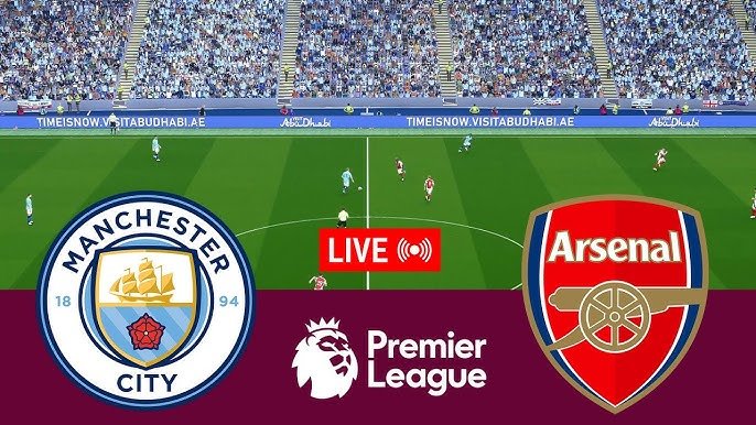 Live score Man City vs Arsenal real-time, tempat menonton Super Big Match Premier League di TV Online dengan link live streaming Vidio.com.