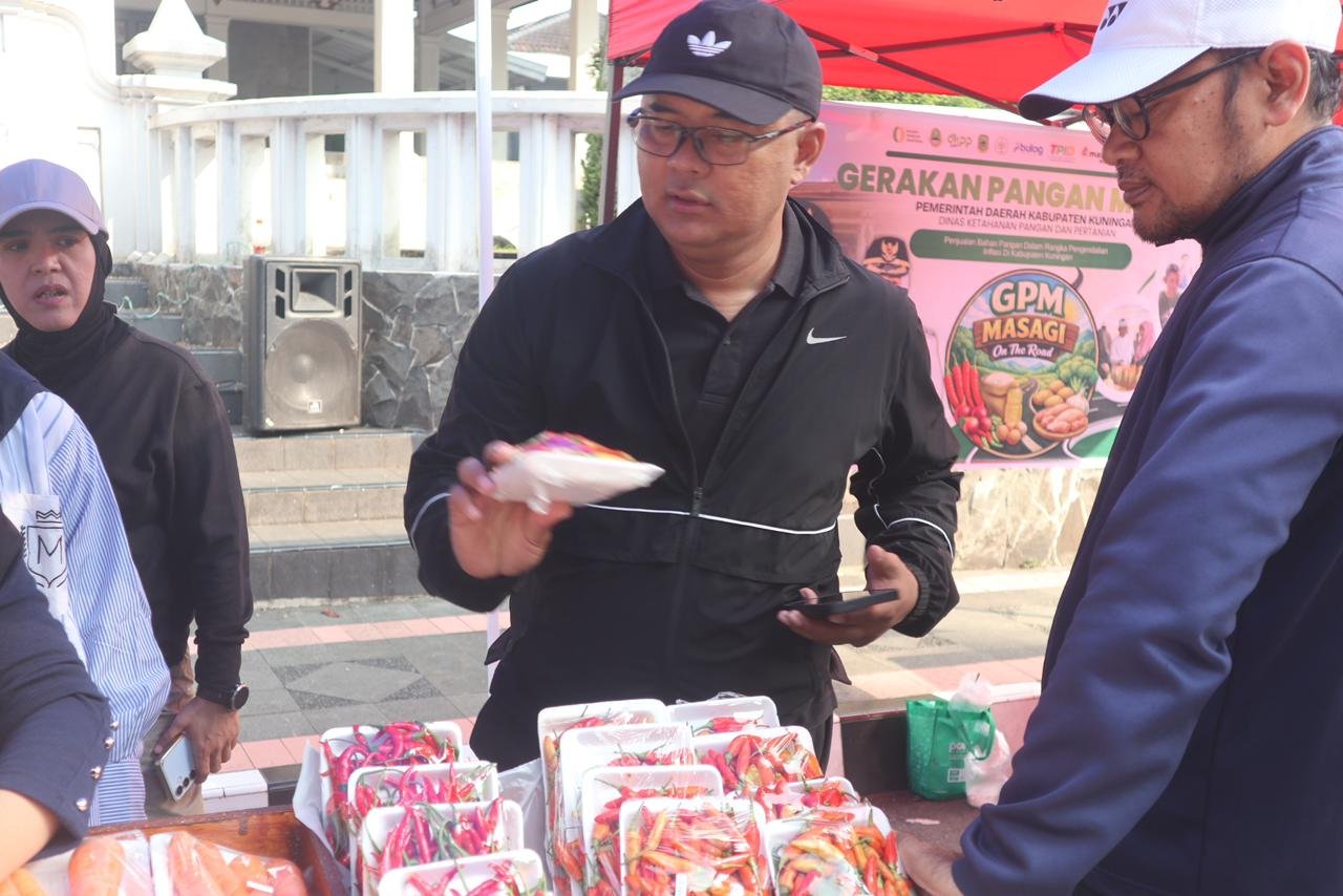 GPM Masagi On The Road di CFD Kuningan diserbu warga, hadirkan pangan murah untuk jaga daya beli dan tekan inflasi daerah.