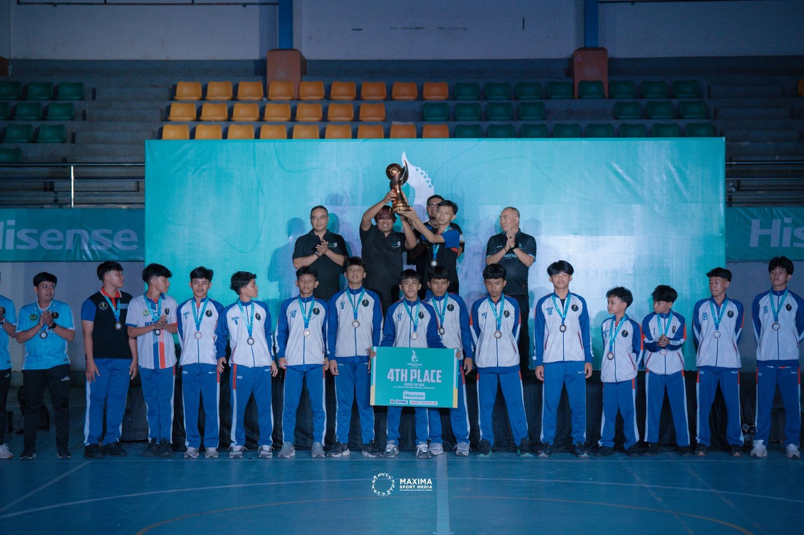 Daftar pemenang Hisense Cup 2026: Kolaborasi Hisense Indonesia dan Proton FC dorong pembinaan futsal pelajar menuju World Cup.