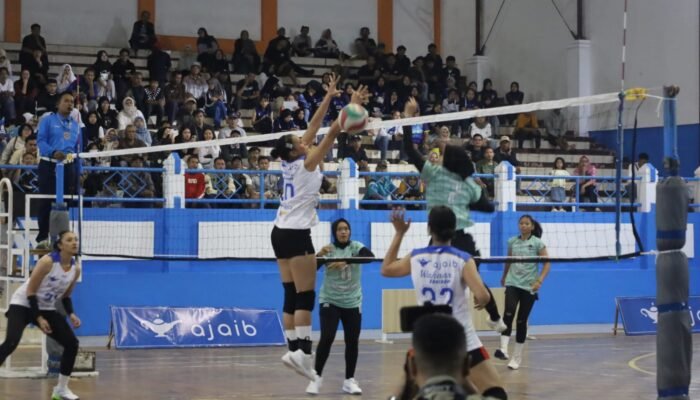 Ekshibisi Voli Wahana Ajaib vs Mutiara Galuh, Jadi Momentum Pembinaan Atlet Kuningan