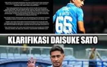 Daisuke Sato buka suara soal transfer ban FIFA untuk Persib Bandung dan menjelaskan sengketa kontrak yang bermula sejak 2023.