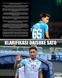 Daisuke Sato buka suara soal transfer ban FIFA untuk Persib Bandung dan menjelaskan sengketa kontrak yang bermula sejak 2023.