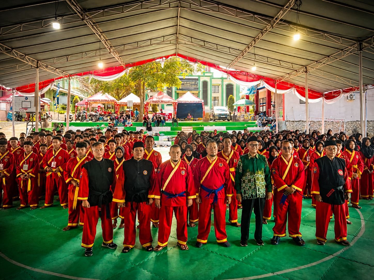 Pembukaan Kejuaraan Daerah (Kejurda VIII) Tapak Suci tingkat provinsi Jawa Barat di Universitas Muhammadiyah Kuningan, Jumat 1 Mei 2026.
