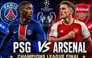 3 link live streaming PSG vs Arsenal di final Liga Champions 2026, lengkap jadwal, prediksi skor dan susunan pemain.