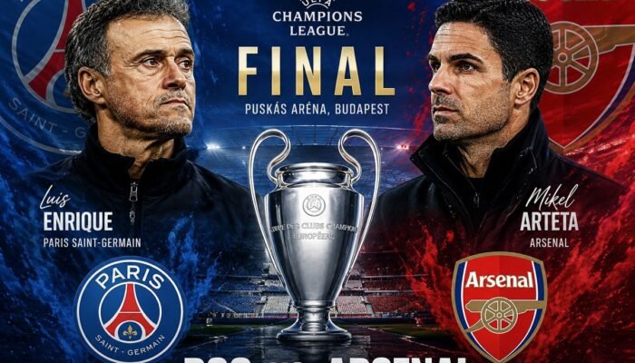 4 Link Live Streaming Arsenal vs PSG: Final Liga Champions, Tempat Menonton Adu Taktik Enrique Lawan Arteta di Budapest