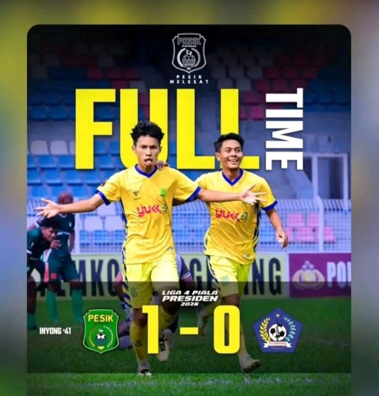 Pesik Kuningan lolos ke 32 besar Liga 4 Piala Presiden usai tekuk PS Badung 1-0. Laskar Gunung Ciremai sah jadi juara Grup A.