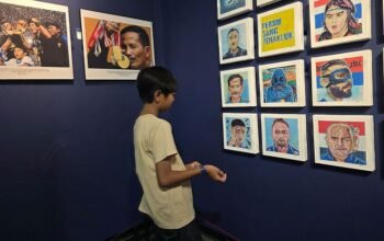 Cultura PERSIB menarik perhatian publik. Rasa penasaran pengunjung terjawab lewat karya seni yang mengangkat sisi lain klub.