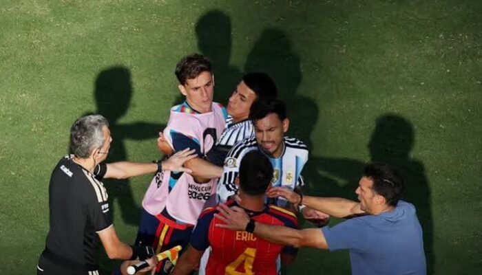 Kena Kartu Merah dan 2 Gol Dianulir, Timnas Argentina Akhirnya Dirobohkan Sepakan Voli Matador Super Sub Spanyol