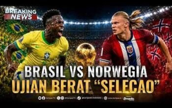 8 Link Live Streaming Brasil vs Norwegia: Adu Gol Haaland vs Vinicius Jr, Perebutkan Tiket Perempat Final Piala Dunia 2026