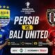 Tempat menonton 3 link live streaming Persib vs Bali United malam ini, cek prediksi head to head (H2H), susunan pemain, dan analisis taktik.