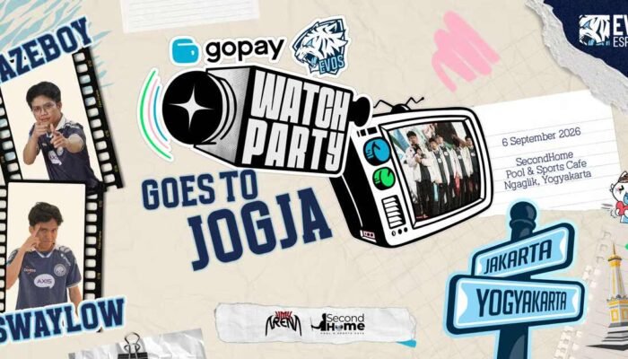 EVOS GoPay Watch Party Goes to Jogja, Bawa Atmosfer MPL Lebih Dekat ke Komunitas Kota Pelajar