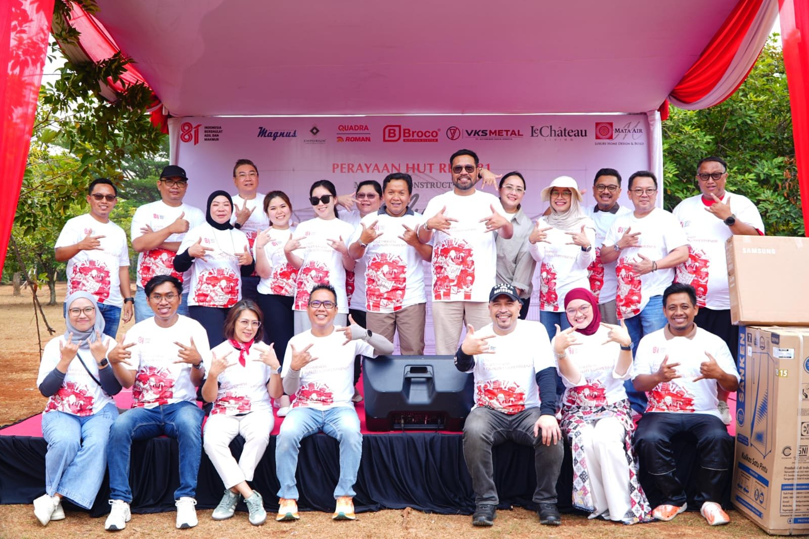 Peringati HUT ke-81 RI, Mata Air Construction Club kumpulkan 300 mitra di Ragunan demi perkuat industri rumah tinggal.