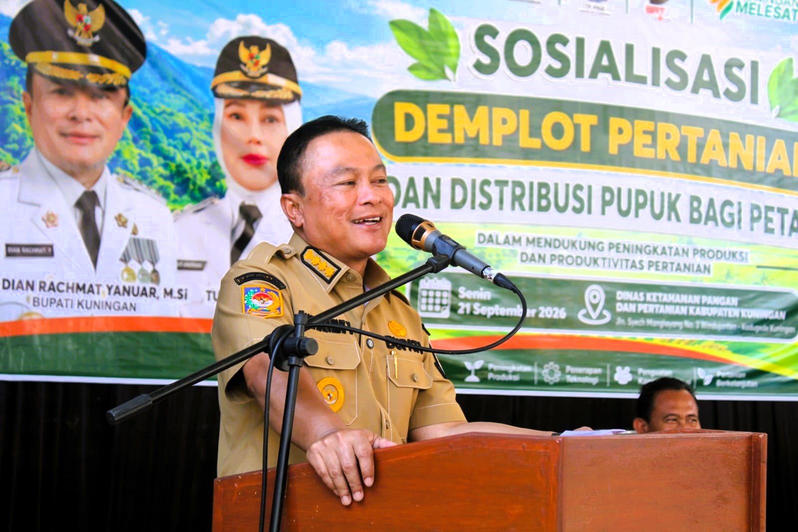 Boled Kuningan tembus 42 ton per hektare. Bupati Dian meluncurkan GEMBOL untuk mendorong produktivitas dan nilai tambah petani.