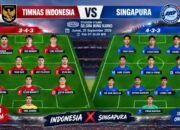 Timnas Indonesia vs Singapura tersaji di SUGBK pada FIFA ASEAN Cup 2026. Simak jadwal, link live streaming, head to head & prediksi skornya.