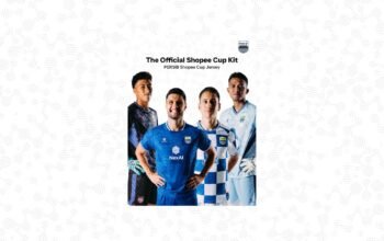 Persib kenalkan jersey khusus Shopee Cup 2026/2027 dengan dua desain, Home dan Away, membawa semangat Bandung ke Asia Tenggara.