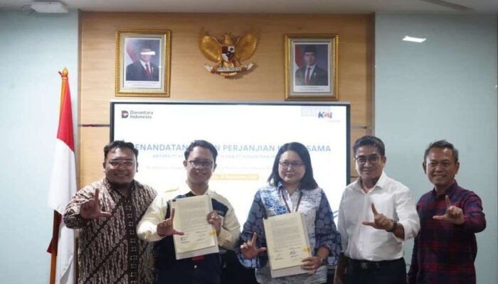 Perkuat Angkutan Komoditas Pangan, KAI Logistik dan PT Bogantara Indo Transport Tandatangani Kerja Sama Pengiriman Hasil Bumi, Pangan, Ternak dan Pendukungnya dengan Kereta Api