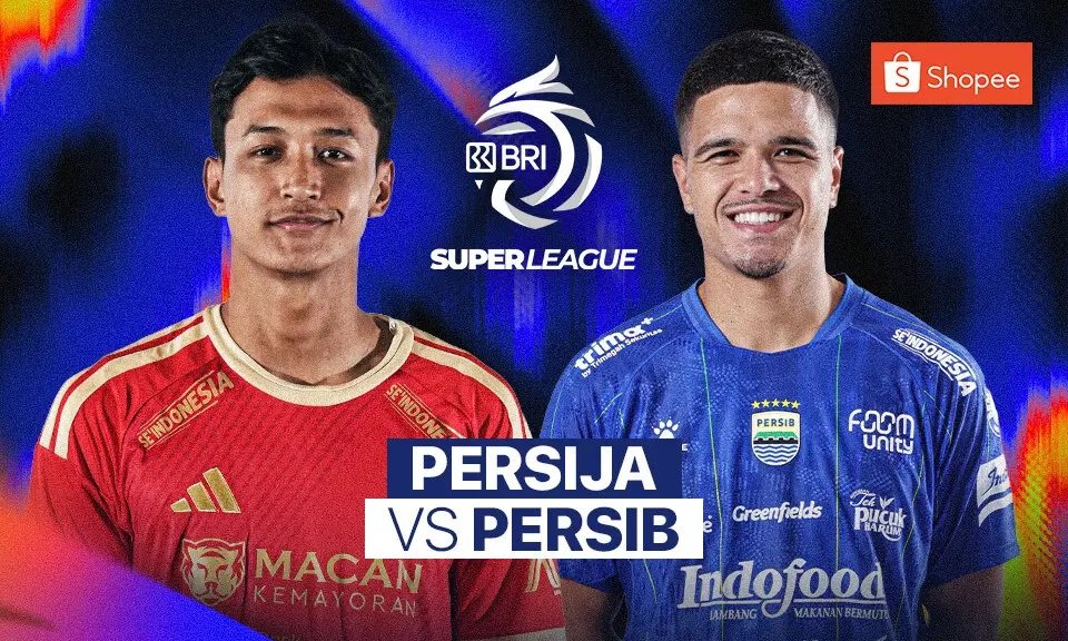 Jadwal Persija vs Persib di GBK hari ini main jam 15.30 WIB. Cek info siaran langsung dan link live streaming El Clasico 2026/2027!