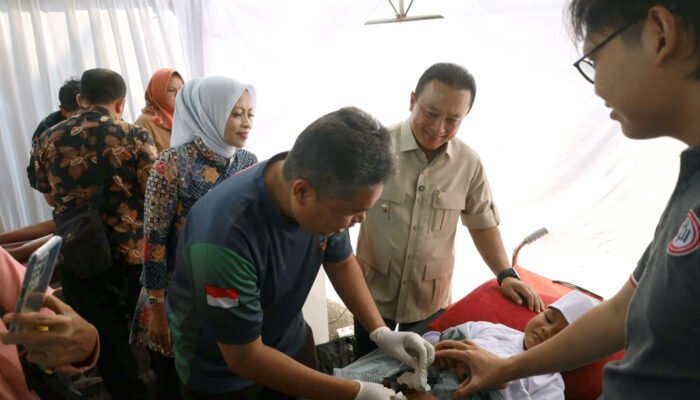 Rangkaian Milangkala ke-528 Kuningan, 151 Anak Ikuti Khitanan Massal di RSUD Linggajati
