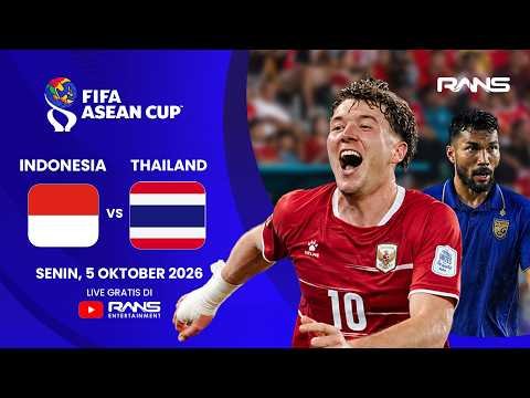 3 link live streaming Indonesia vs Thailand final FIFA ASEAN Cup 2026, prediksi, tempat menonton dan misi Timnas Garuda akhiri puasa gelar.