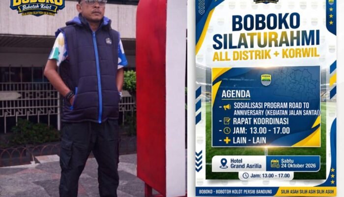 Menuju Satu Tahun BOBOKO Persib Bandung, Yukie Sunardjawinata Siapkan Konsolidasi Nasional