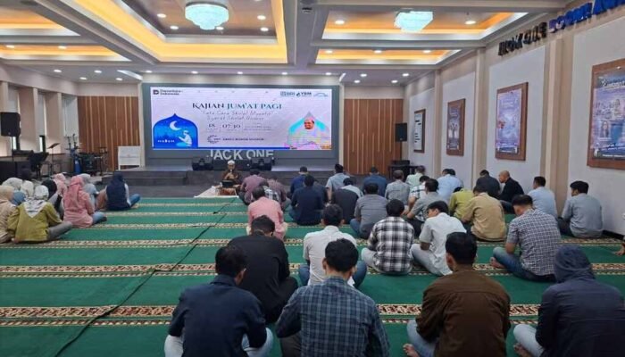 Tingkatkan Pemahaman Ibadah, BRI Region 6 Bahas Sholat Qashar dalam Pengajian Jumat Rutin