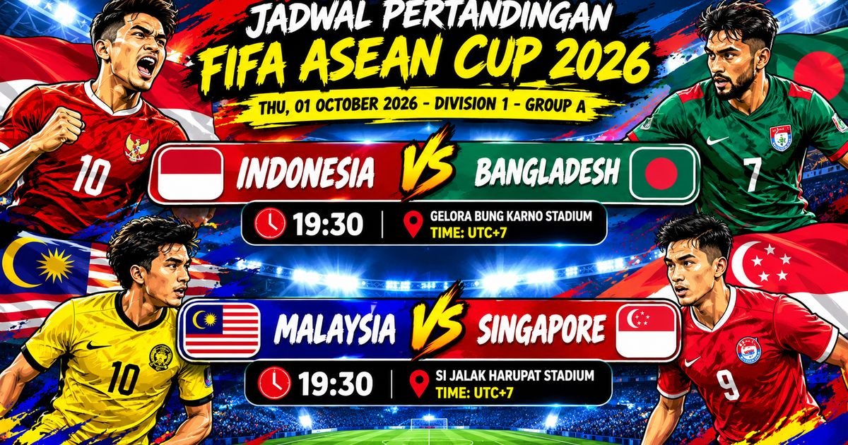 Timnas Indonesia wajib menang atas Bangladesh. Simak skenario Garuda lolos ke final FIFA ASEAN Cup 2026 dan hitungannya.