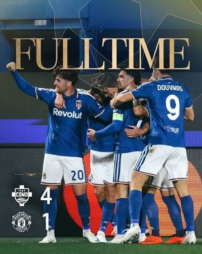 Kena masterclass taktik Como 1-4 di Liga Champions, Manchester United kian hancur dan Michael Carrick terancam dipecat.