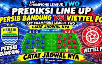 Prediksi Susunan Pemain Persib vs Viettel FC Live ACL 2: Skuad Maung Bandung yang Cedera Apakah Bisa Main?